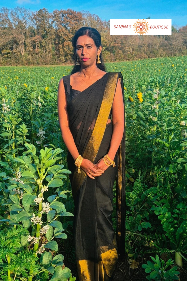 Ready-to-Wear BlackSilk Saree
