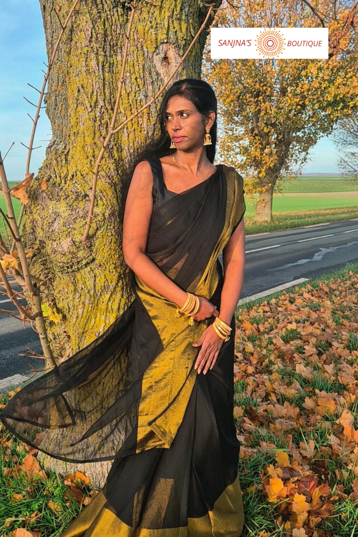 Ready-to-Wear BlackSilk Saree
