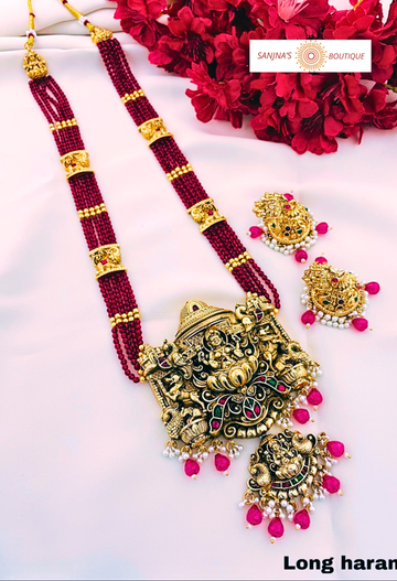 Parure Lakshmi Temple jewel set