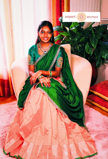 Pavazhamalli silk lehenga