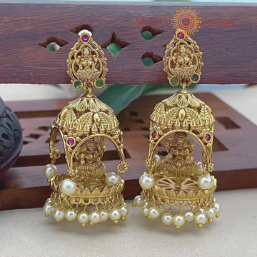 Divine Charm: Lakshmi Earrings Collection