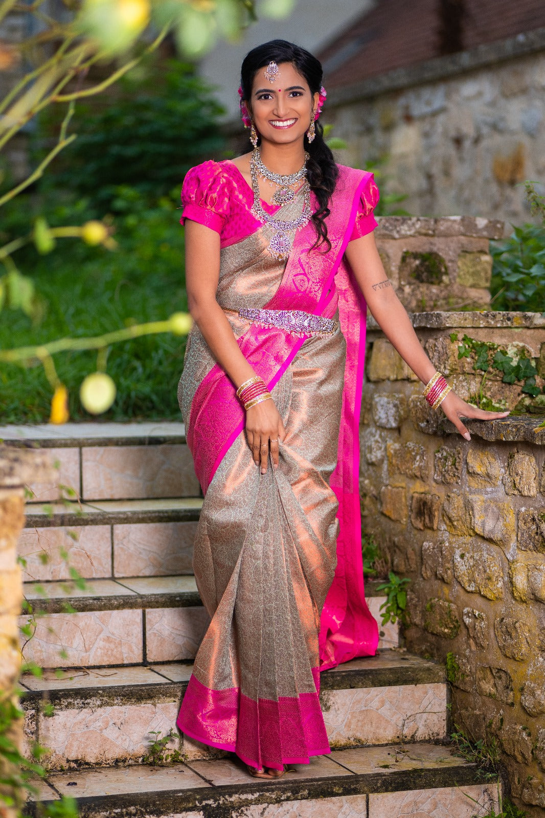 1 mintue Soft Silk Saree