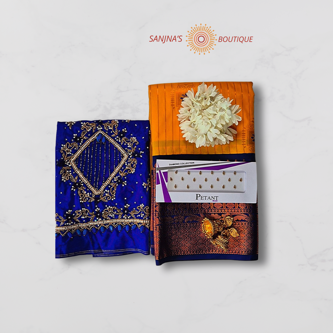 Mango Yellow Soft Silk Vaira Oosai Saree