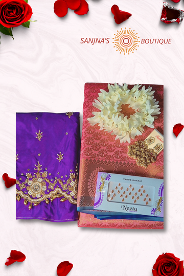 Premium Kanchi Soft Silk Saree Gift Combo