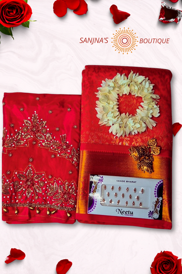 Premium Kanchi Soft Silk Saree Gift Combo