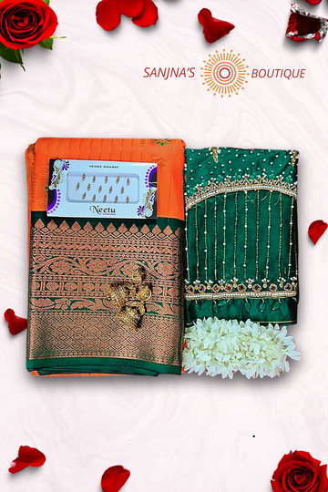 Premium Kanchi Soft Silk Saree Combo
