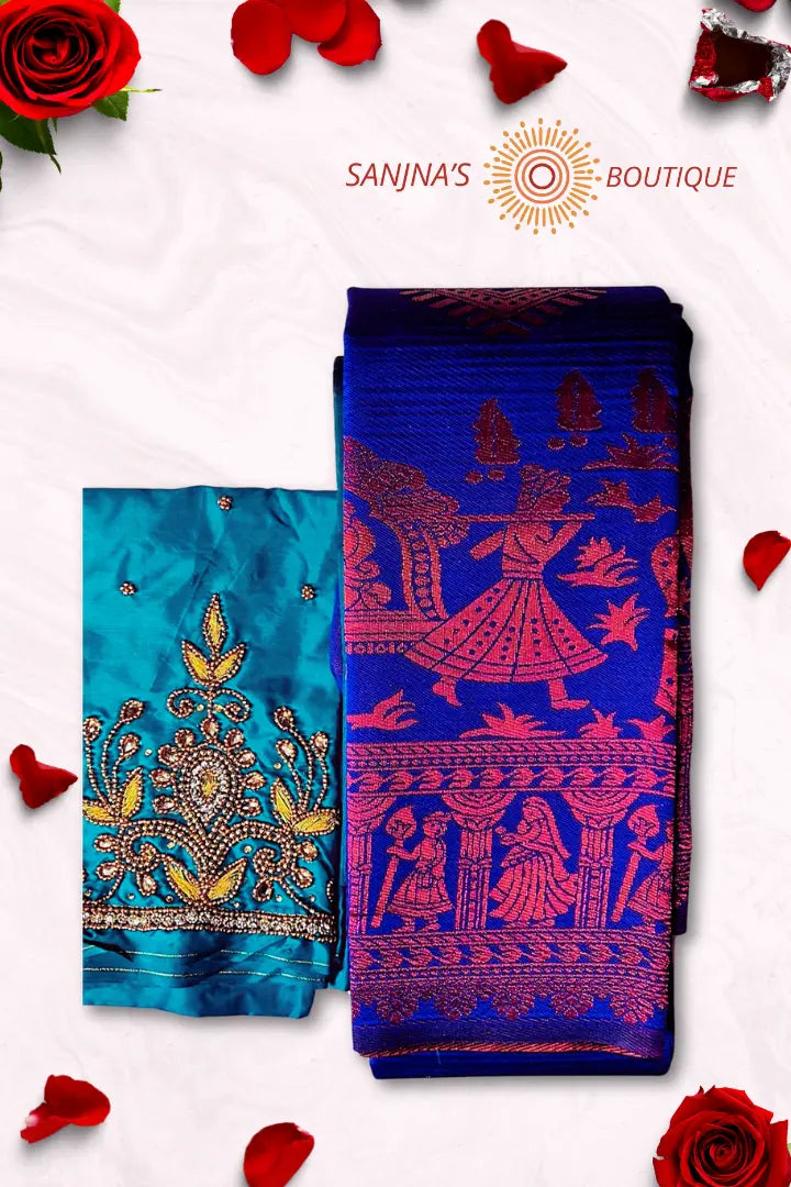 Soft Silk Saree with Gift Combo offer