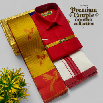 Premium Gold with Red Couple Combo Pack