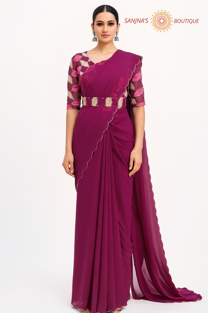 Zip & Go Ready-to-Wear  Saree