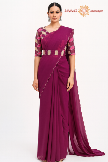 Zip & Go Ready-to-Wear  Saree
